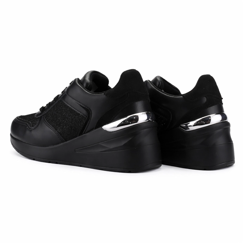 ZAPATILLA NEGRO MUJER CASUAL CHALADA JUNE - 7