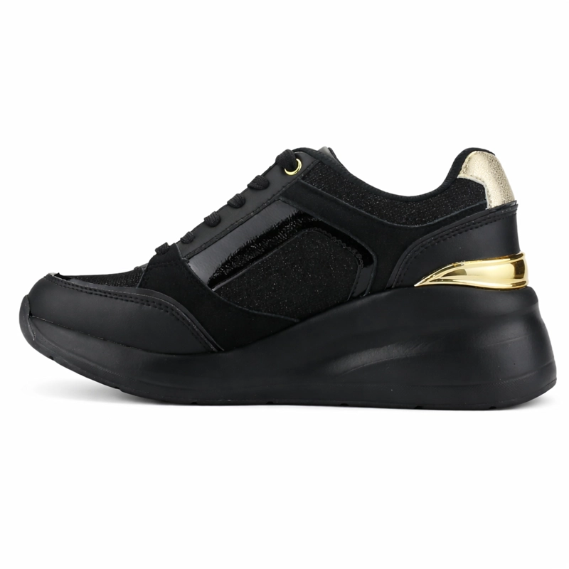 ZAPATILLA NEGRO MUJER CASUAL CHALADA JOKA - 2