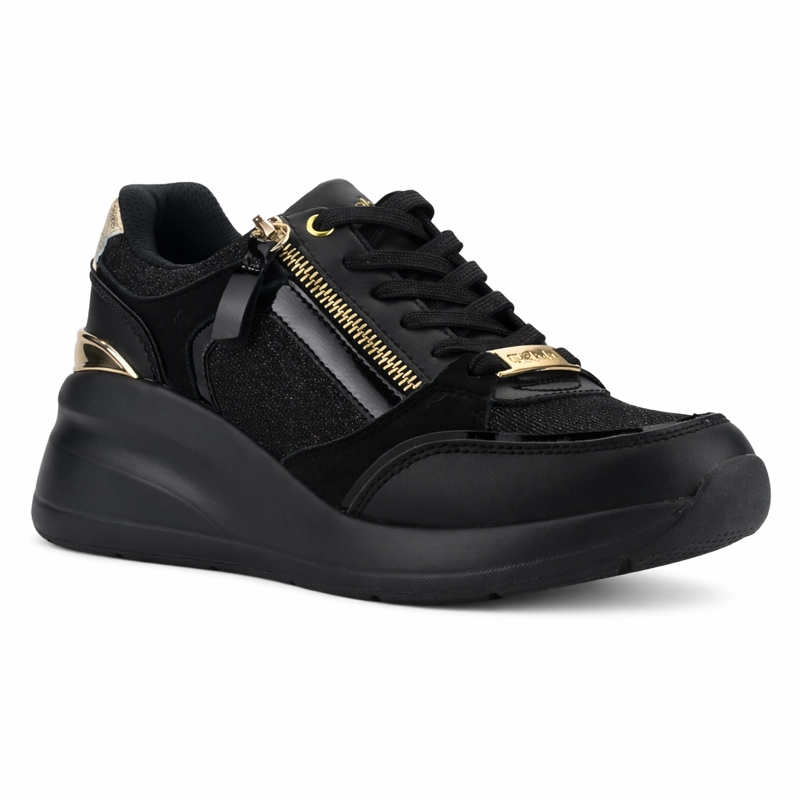 ZAPATILLA NEGRO MUJER CASUAL CHALADA JOKA - 3