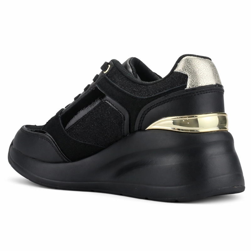 ZAPATILLA NEGRO MUJER CASUAL CHALADA JOKA - 4
