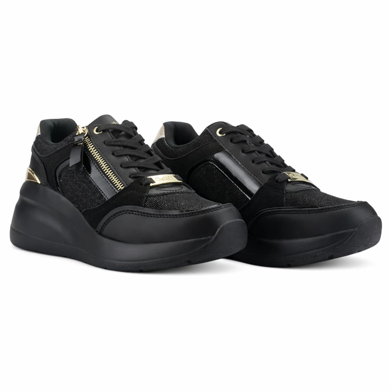 ZAPATILLA NEGRO MUJER CASUAL CHALADA JOKA - 6