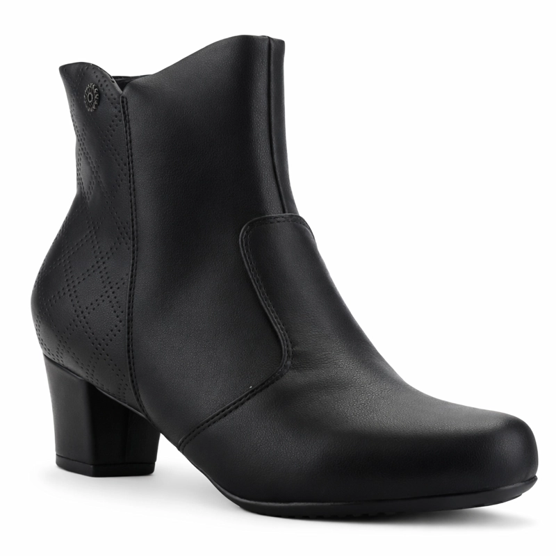 BOTIN NEGRO MUJER CASUAL CHALADA FLEXIB - 3