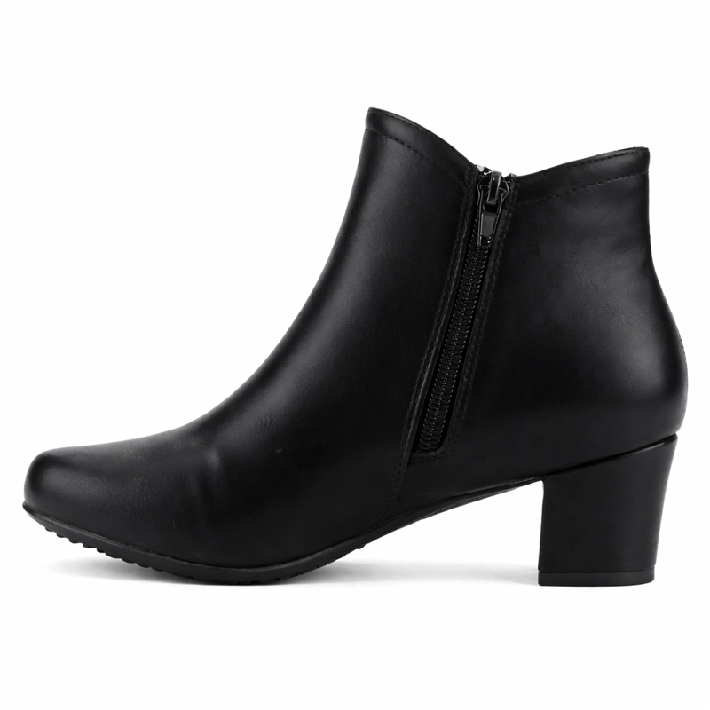 BOTIN NEGRO MUJER CASUAL CHALADA FLEXIB - 2
