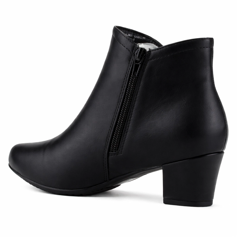 BOTIN NEGRO MUJER CASUAL CHALADA FLEXIB - 4