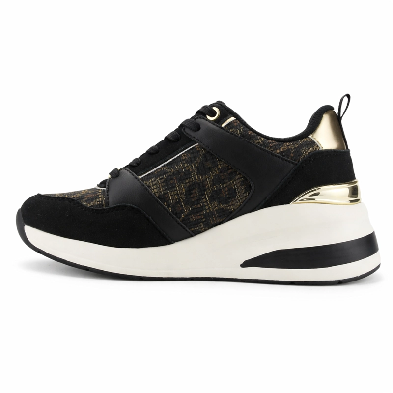ZAPATILLA NEGRO MUJER CASUAL CHALADA JOKA - 2