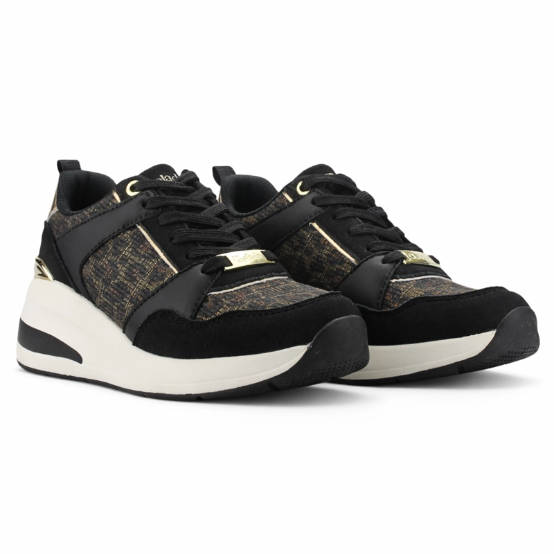 ZAPATILLA NEGRO MUJER CASUAL CHALADA JOKA - 6