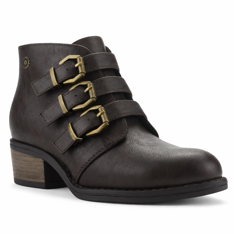 BOTIN CAFE  MUJER CASUAL CHALADA FACA - 3