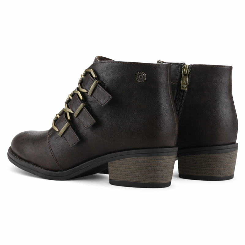 BOTIN CAFE  MUJER CASUAL CHALADA FACA - 6