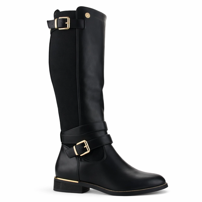 BOTA NEGRO MUJER CASUAL CHALADA TRAFUN - 1