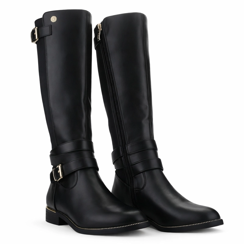 BOTA NEGRO MUJER CASUAL CHALADA TRAFUN - 5