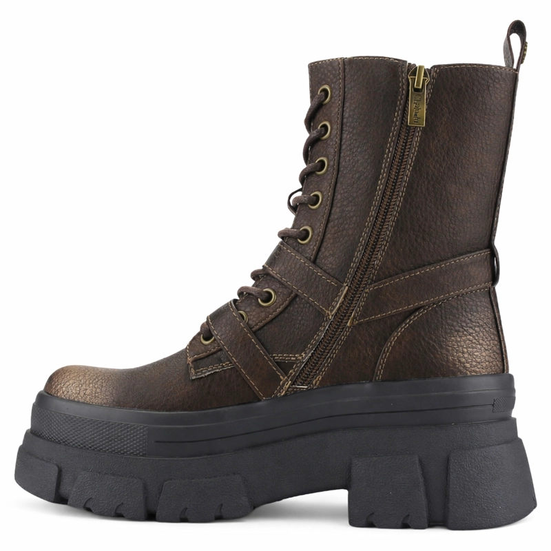 BOTIN CAFE  MUJER CASUAL CHALADA FLEY - 2