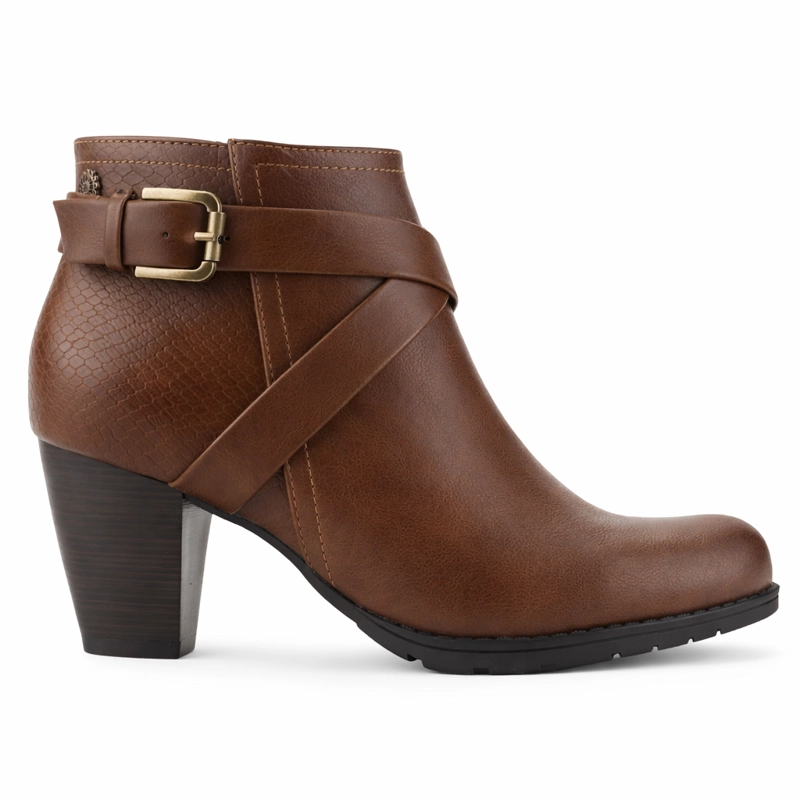 BOTIN TOSTADO MUJER CASUAL CHALADA CETA - 1