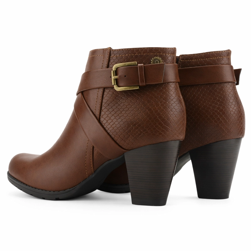 BOTIN TOSTADO MUJER CASUAL CHALADA CETA - 6