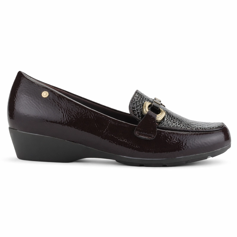 MOCASIN CAFE  MUJER CASUAL CHALADA DANA - 1