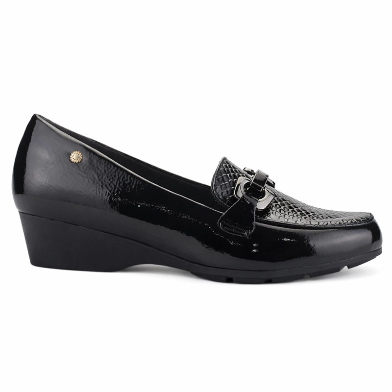 MOCASIN NEGRO MUJER CASUAL CHALADA DANA - 1