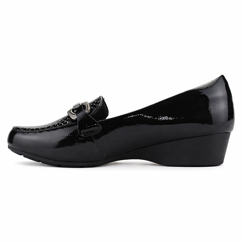 MOCASIN NEGRO MUJER CASUAL CHALADA DANA - 2