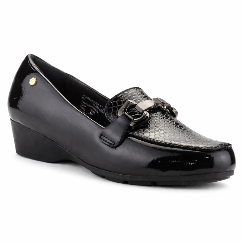 MOCASIN NEGRO MUJER CASUAL CHALADA DANA - 3