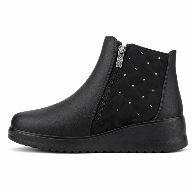 BOTIN NEGRO MUJER CASUAL CHALADA RAYO - 2