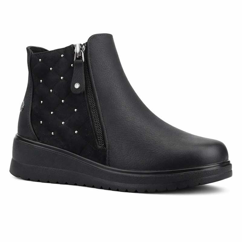 BOTIN NEGRO MUJER CASUAL CHALADA RAYO - 3