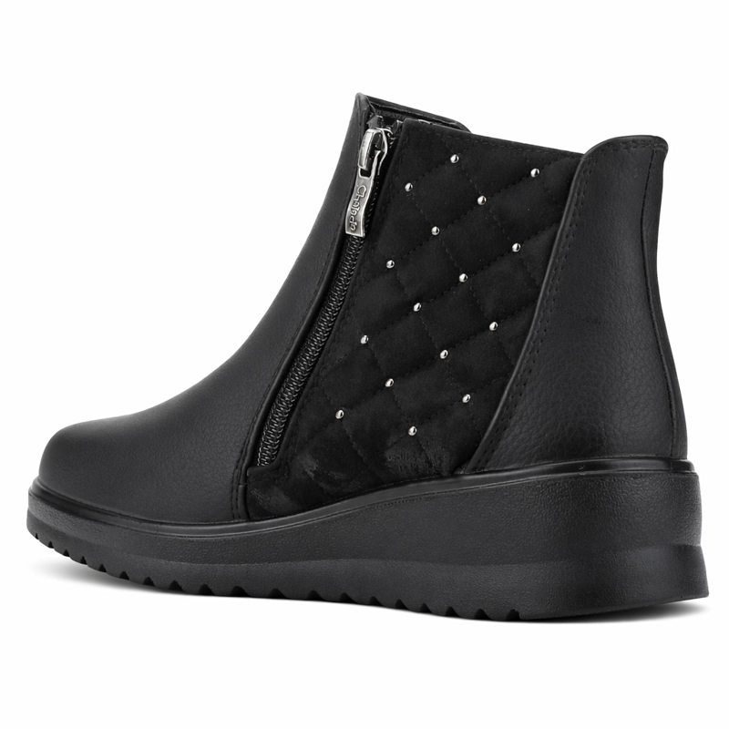 BOTIN NEGRO MUJER CASUAL CHALADA RAYO - 4