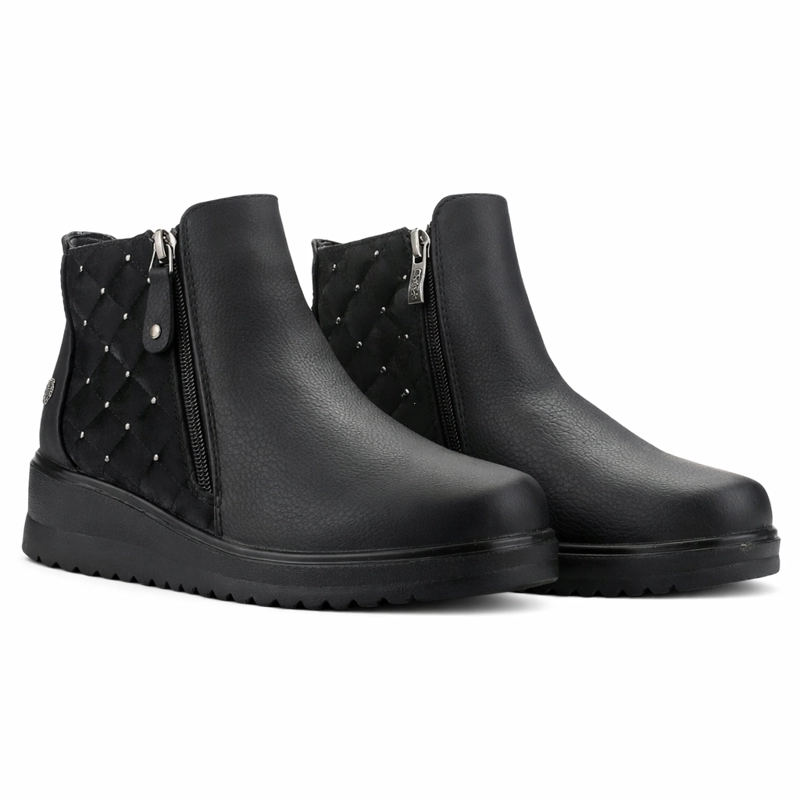 BOTIN NEGRO MUJER CASUAL CHALADA RAYO - 5