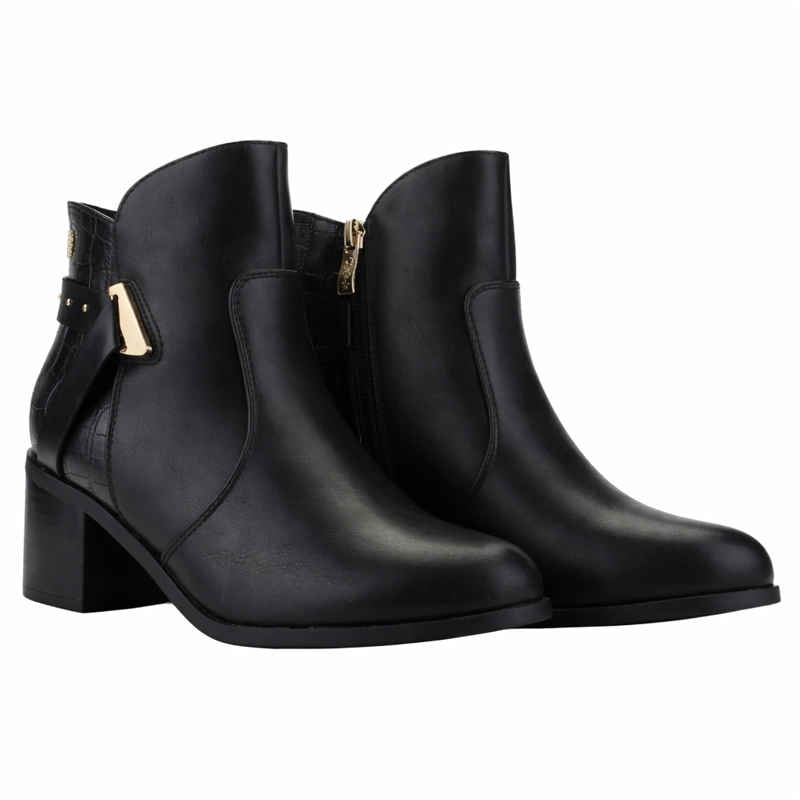BOTIN NEGRO MUJER CASUAL CHALADA DIVA - 5