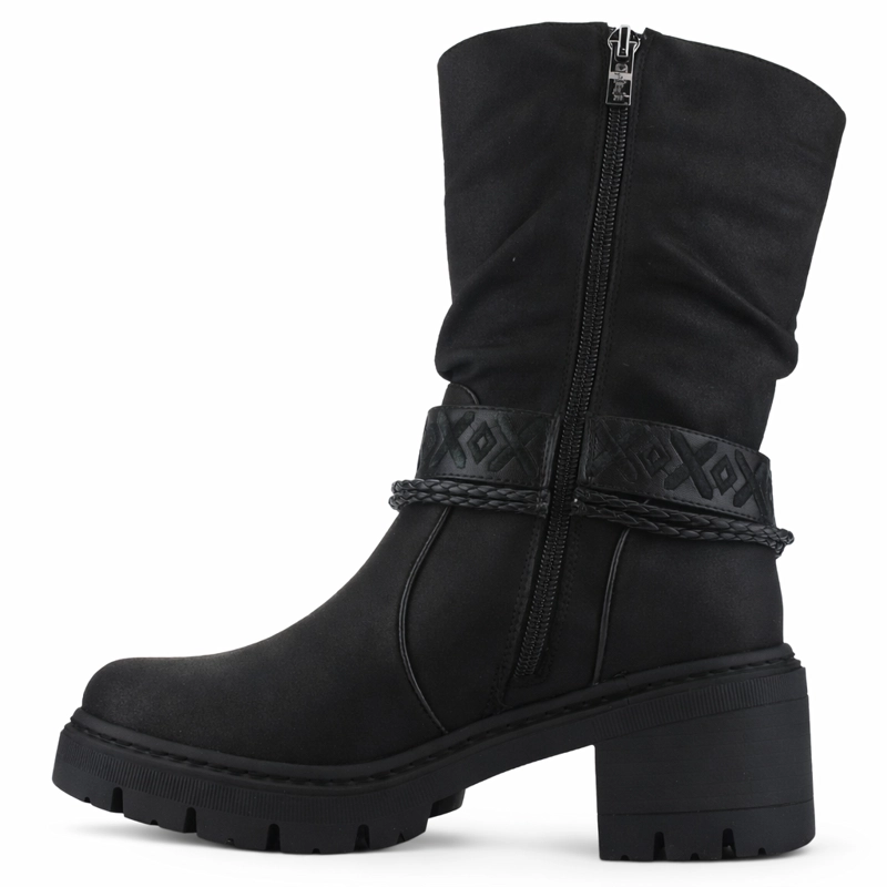 BOTIN NEGRO MUJER CASUAL CHALADA TERRA - 2