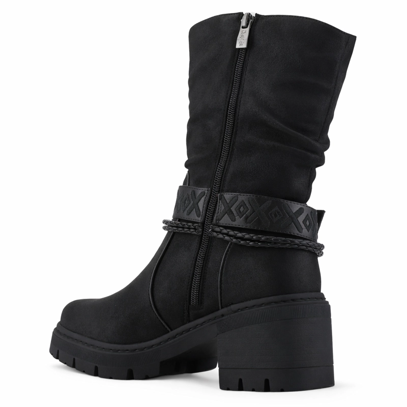 BOTIN NEGRO MUJER CASUAL CHALADA TERRA - 4