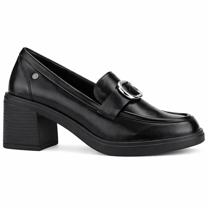 MOCASIN NEGRO MUJER CASUAL CHALADA BARI - 1