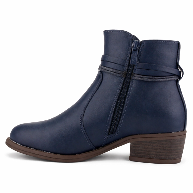 BOTIN AZUL MUJER CASUAL CHALADA TROSI - 2