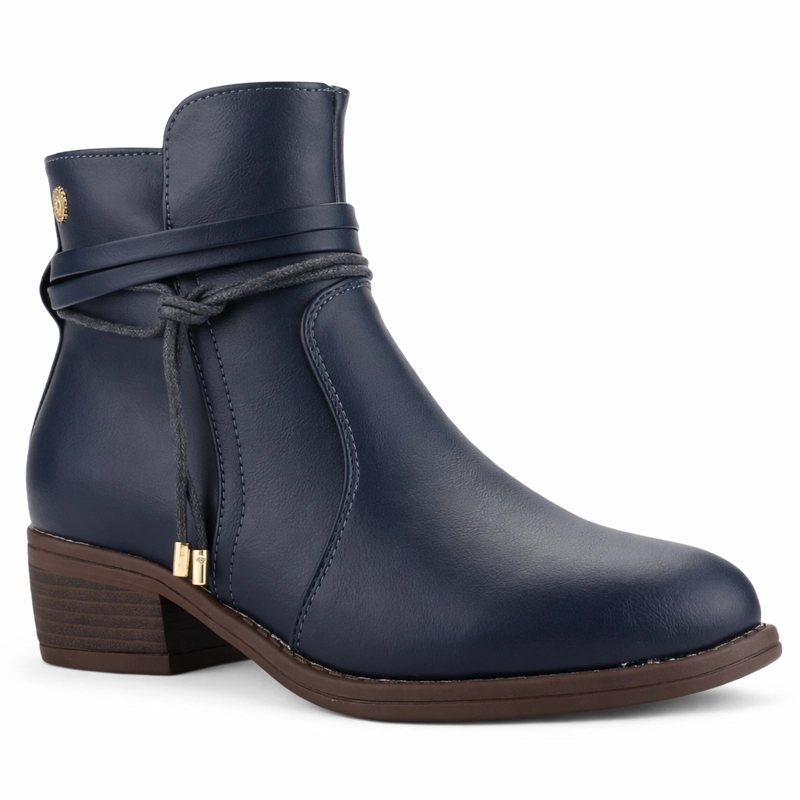 BOTIN AZUL MUJER CASUAL CHALADA TROSI - 3