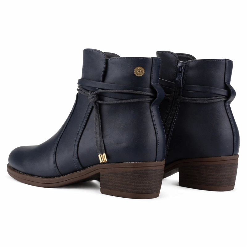 BOTIN AZUL MUJER CASUAL CHALADA TROSI - 6
