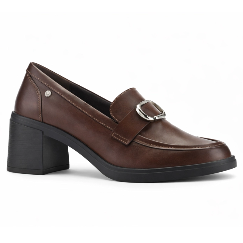 MOCASIN CAFE  MUJER CASUAL CHALADA BARI - 3