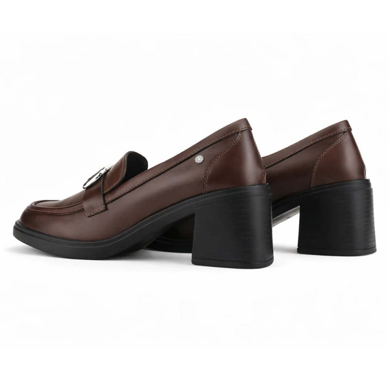 MOCASIN CAFE  MUJER CASUAL CHALADA BARI - 7