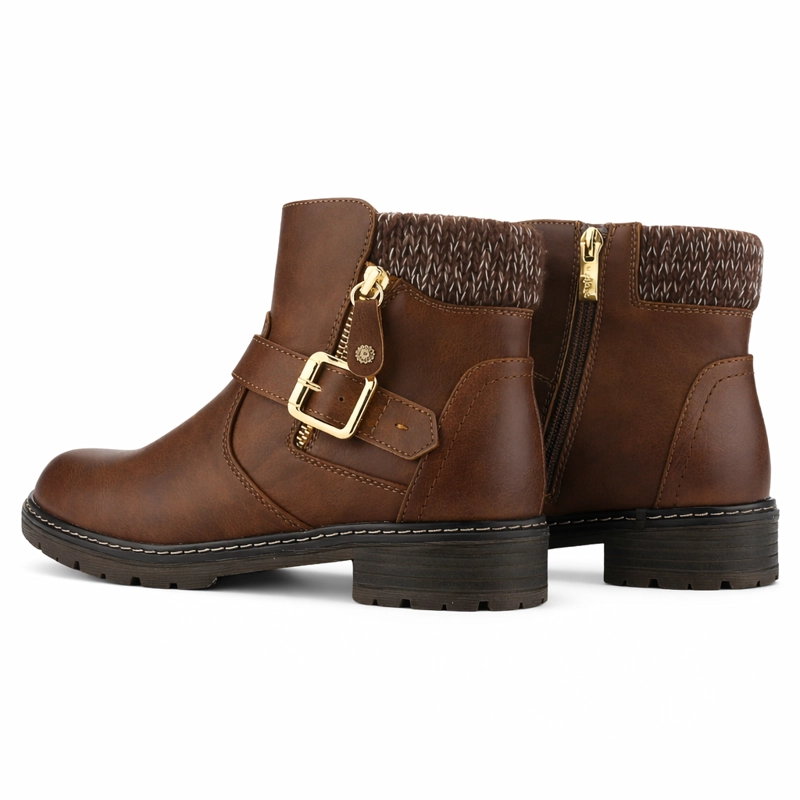 BOTIN CAFE  MUJER CASUAL CHALADA ANDY - 6
