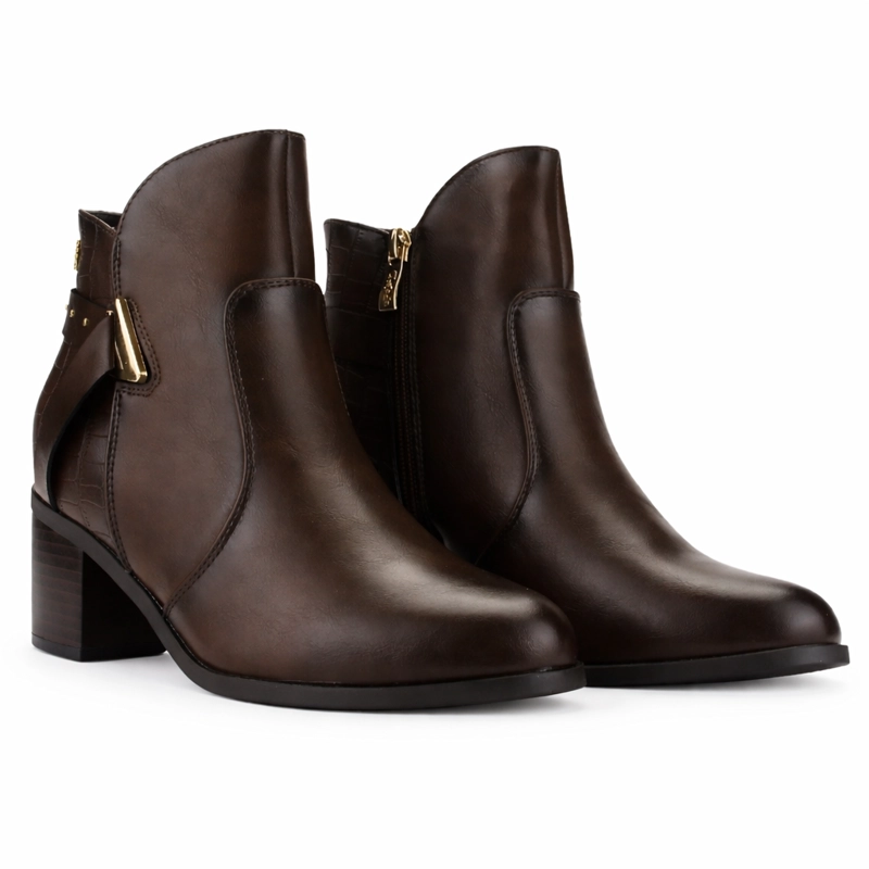 BOTIN CAFE  MUJER CASUAL CHALADA DIVA - 5