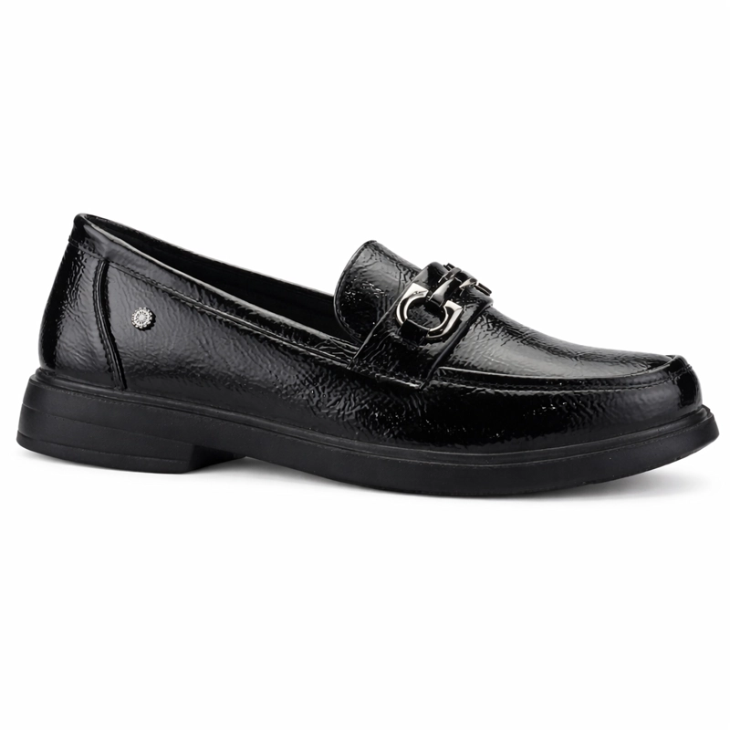 MOCASIN NEGRO MUJER CASUAL CHALADA PAROLE - 1