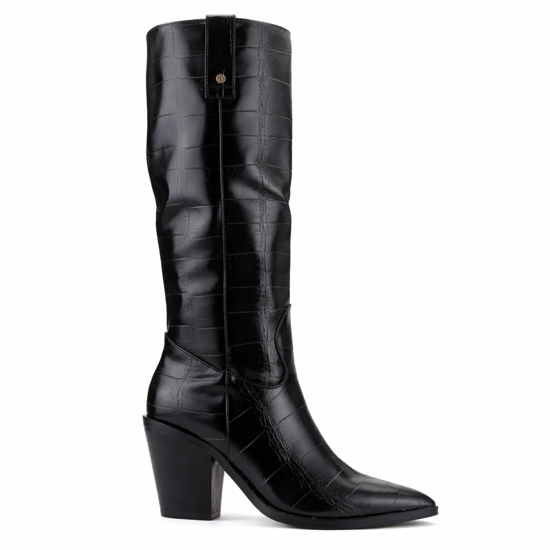 BOTA NEGRO MUJER CASUAL CHALADA NEVADA - 1