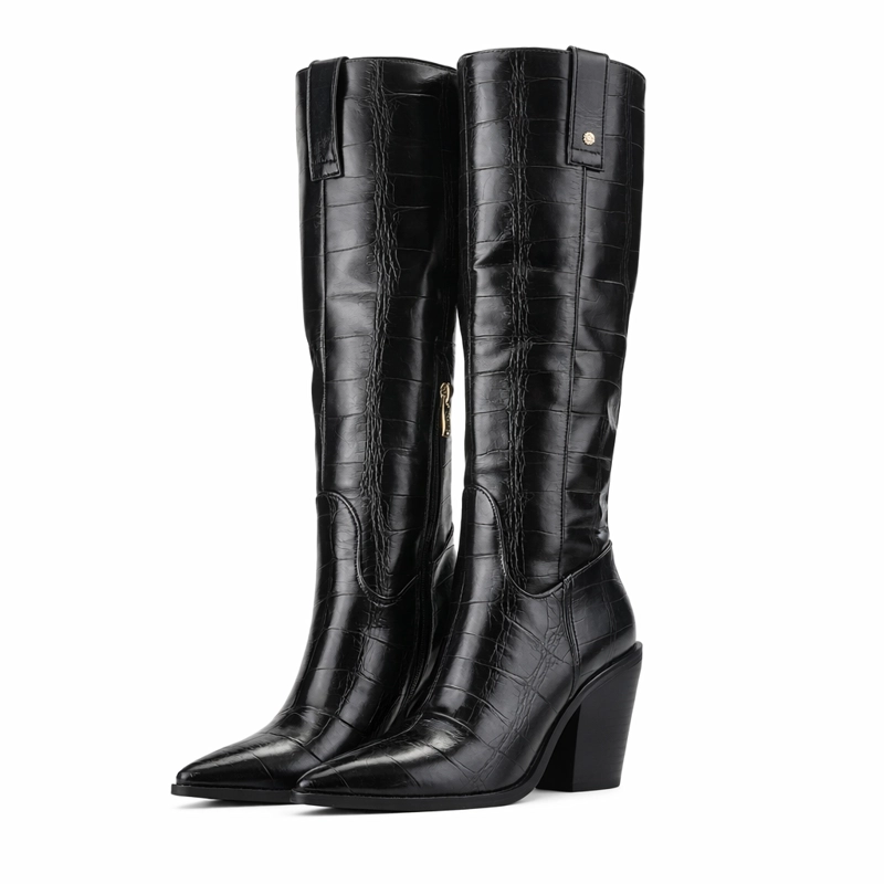 BOTA NEGRO MUJER CASUAL CHALADA NEVADA - 5