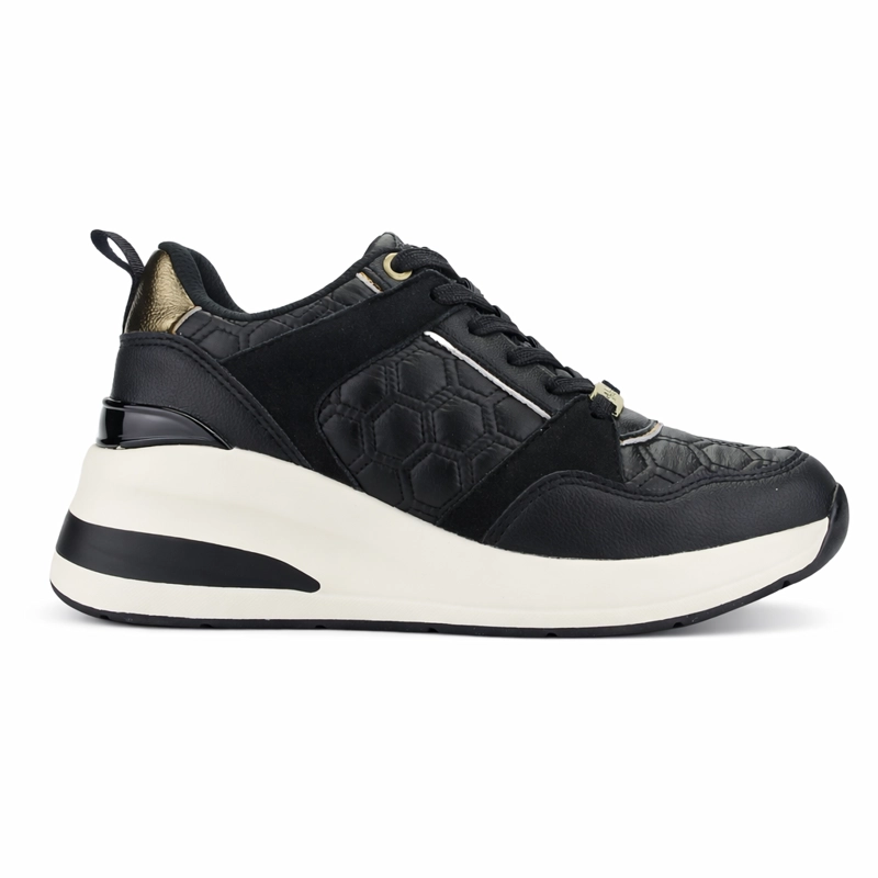 ZAPATILLA NEGRO MUJER CASUAL CHALADA JOKA - 1