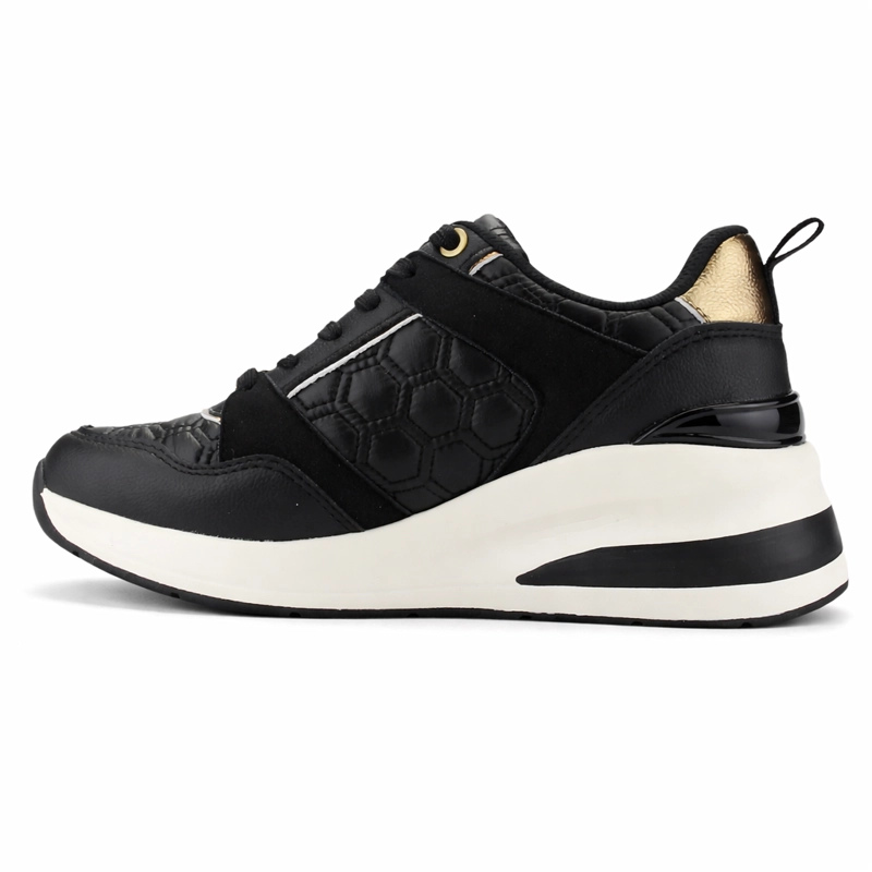 ZAPATILLA NEGRO MUJER CASUAL CHALADA JOKA - 2
