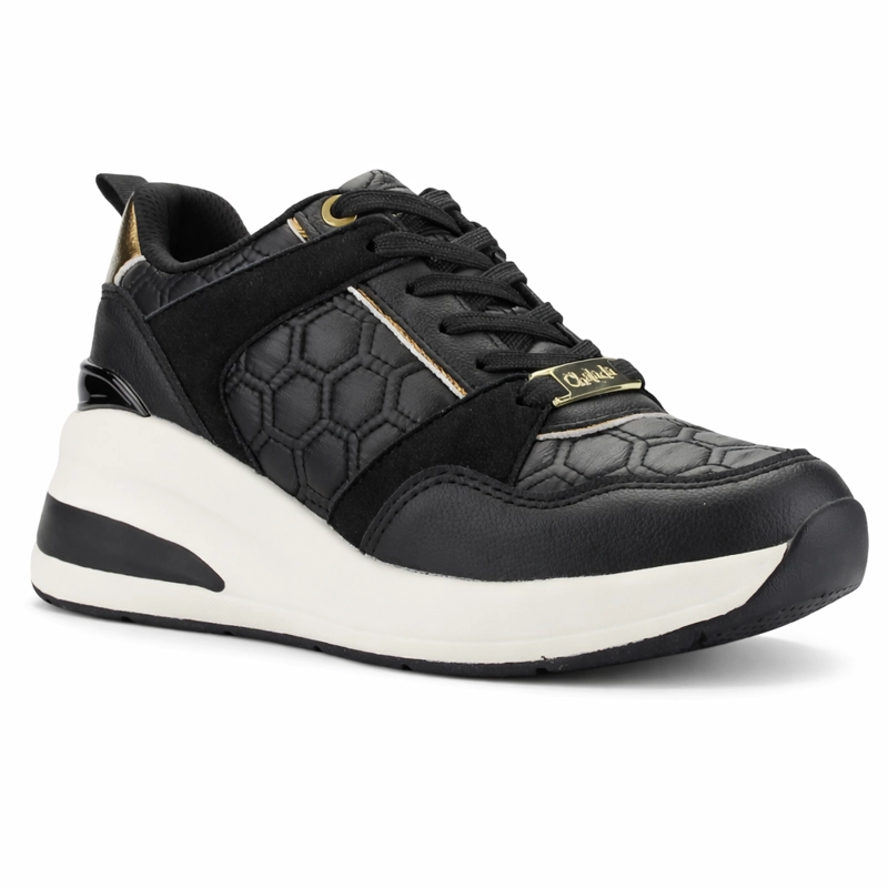 ZAPATILLA NEGRO MUJER CASUAL CHALADA JOKA - 3