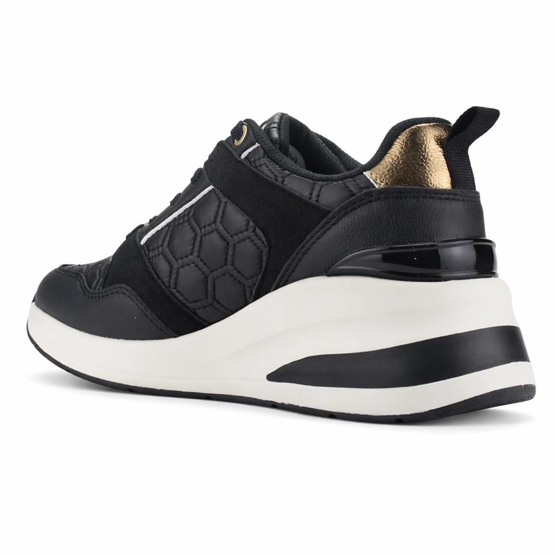 ZAPATILLA NEGRO MUJER CASUAL CHALADA JOKA - 4