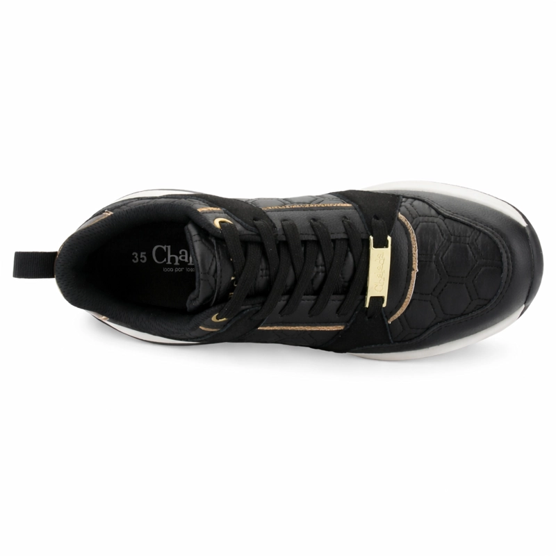 ZAPATILLA NEGRO MUJER CASUAL CHALADA JOKA - 5