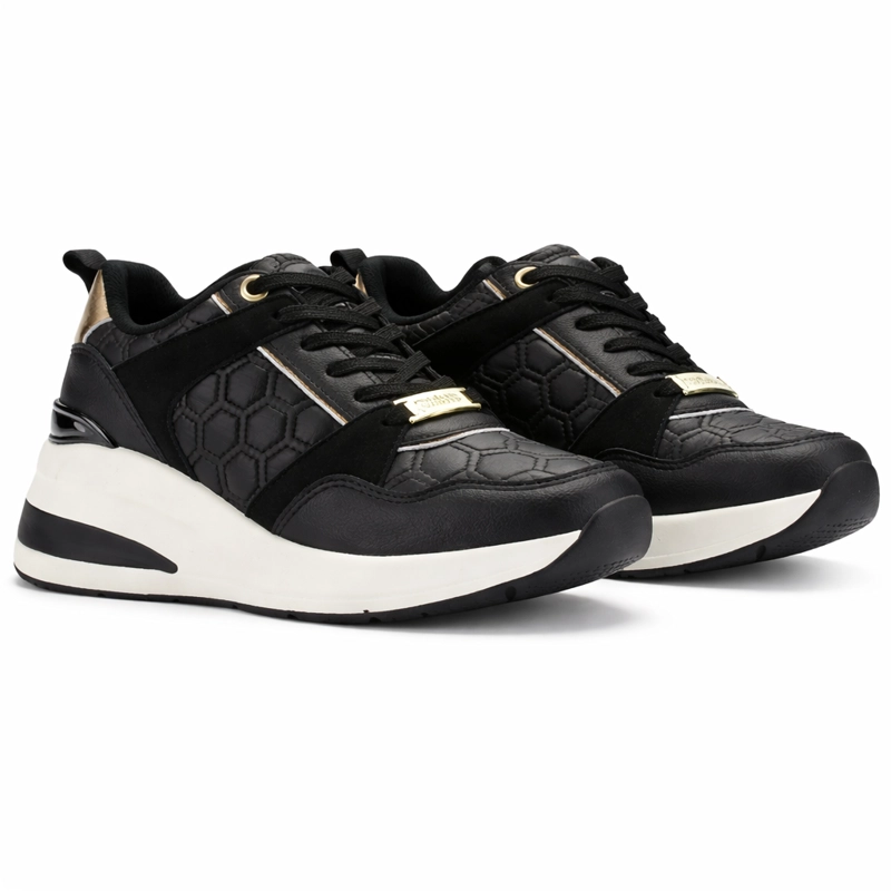 ZAPATILLA NEGRO MUJER CASUAL CHALADA JOKA - 6