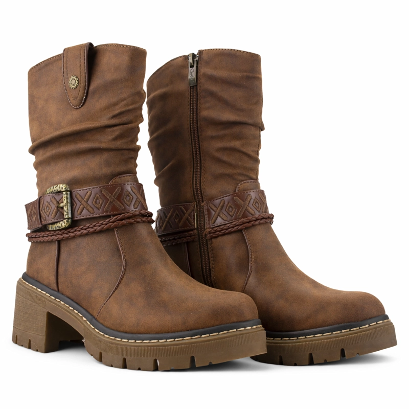 BOTIN TOSTADO MUJER CASUAL CHALADA TERRA - 5