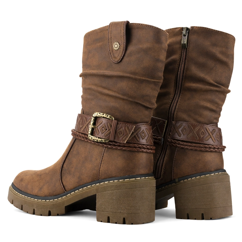 BOTIN TOSTADO MUJER CASUAL CHALADA TERRA - 6