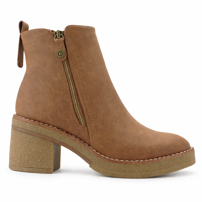BOTIN CAMEL MUJER CASUAL CHALADA BRICCA - 1