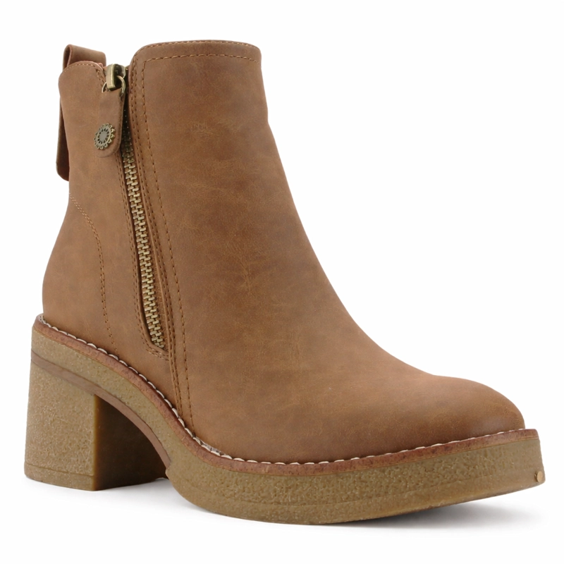 BOTIN CAMEL MUJER CASUAL CHALADA BRICCA - 3