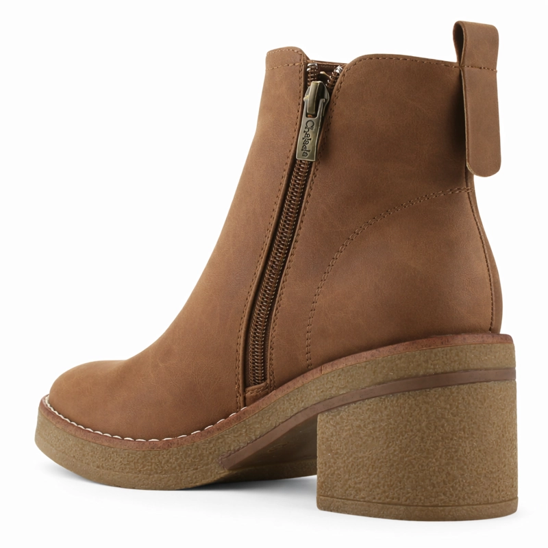 BOTIN CAMEL MUJER CASUAL CHALADA BRICCA - 4